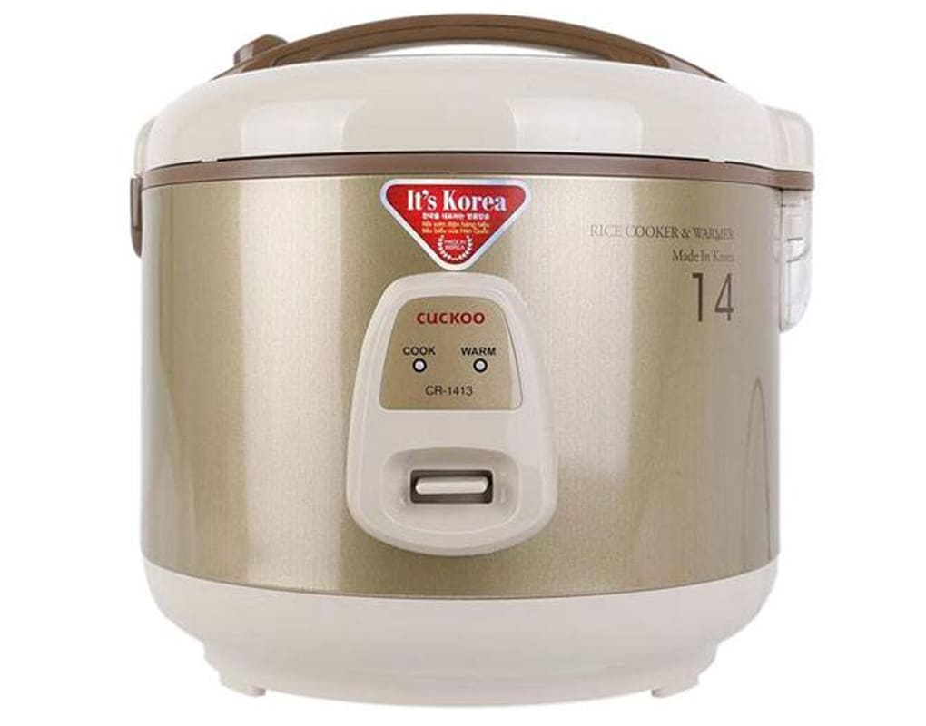 Nồi cơm điện 2.5L Cuckoo CR-1413 - Vàng